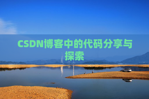 CSDN博客中的代码分享与探索